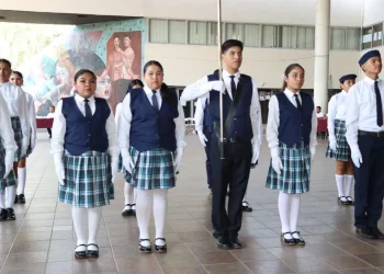 TBC ‘Adolfo Mexiac’ logra primer lugar en Concurso Estatal de Escoltas de Bandera