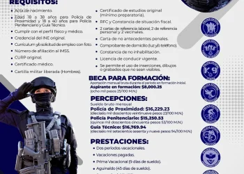 SSP convoca a aspirantes a integrarse a la Policía Estatal de Colima
