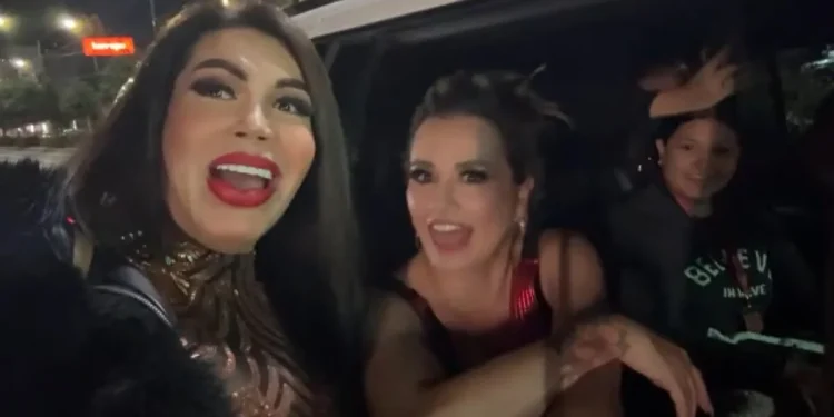 En plena transmición de ‘Vanessa labios 4k’ ve pasa a ‘Maria José’ después de su show en la feria de león Gto.