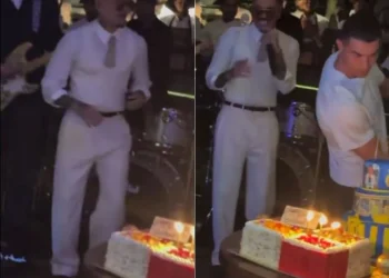 ‘Rauw Alejandro’ canta en el cumpleaños 40 de ‘Cristiano Ronaldo’