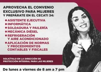 GOBIERNO DE ROSI BAYARDO FIRMA CONVENIO PARA EL 50% DE DESCUENTO EN CURSOS PARA MUJERES EN EL CECATI NO.34