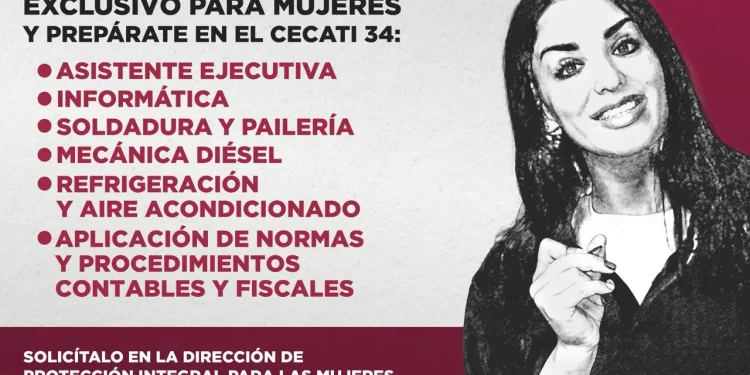 GOBIERNO DE ROSI BAYARDO FIRMA CONVENIO PARA EL 50% DE DESCUENTO EN CURSOS PARA MUJERES EN EL CECATI NO.34