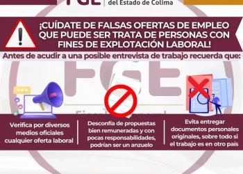¡CUÍDATE DE FALSAS OFERTAS DE TRABAJO! FGE