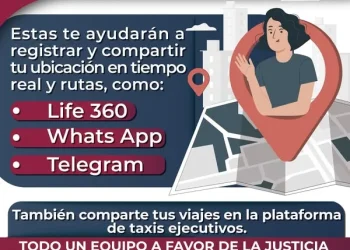 Descarga y utiliza aplicaciones que te hagan sentir segura o seguro FGE