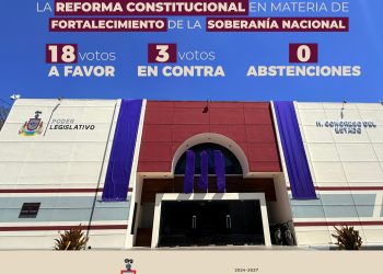 H Congreso del Estado de Colima. Se aprueba la Reforma Constitucional en materia de fortalecimiento de Soberanía Nacional.