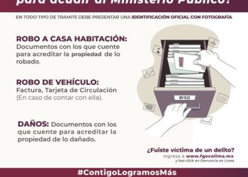 Después de presentar mi denuncia en línea, ¿Qué documento necesito para acudir al Ministerio Público? FGE