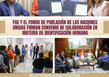 FGE y el Fondo de Población de las Naciones Unidas firman convenio de colaboración en materia de identificación humana