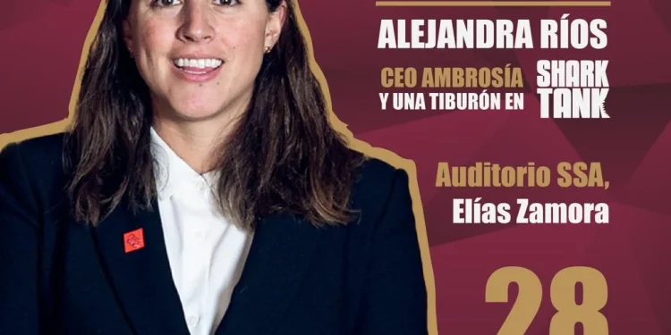 Alejandra Ríos, de ‘Shark Tank México’, impartirá conferencia en Manzanillo, este viernes