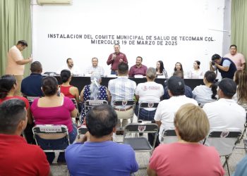 Instalan Comité Municipal de Salud de Tecomán; Torrero destaca importancia de la participación de la población