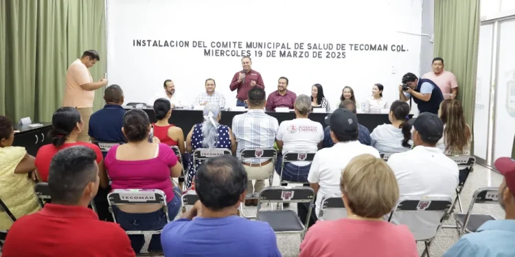 Instalan Comité Municipal de Salud de Tecomán; Torrero destaca importancia de la participación de la población