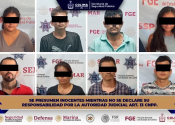 SSP Colima informa detención de ocho personas por presuntos delitos contra la salud