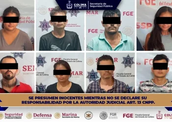 SSP Colima informa detención de ocho personas por presuntos delitos contra la salud