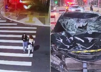 Dos jovenes de 18 años murieron al instante tras ser atropelladas por un auto a exceso de velocidad