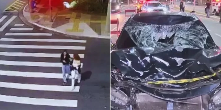 Dos jovenes de 18 años murieron al instante tras ser atropelladas por un auto a exceso de velocidad