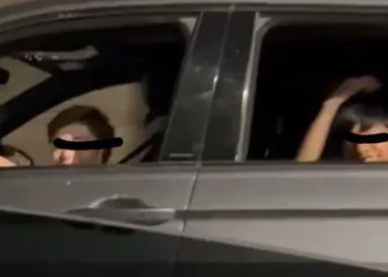 Captan a tres niños conduciendouna camioneta en calles de Irapuato