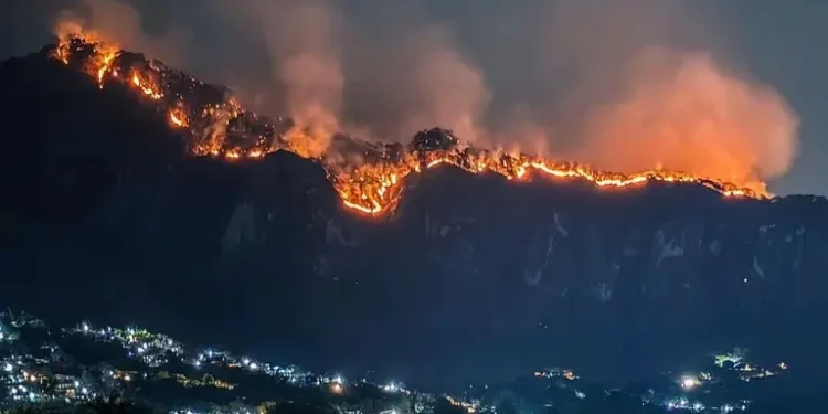 Incendios en Tepoztlán llegan al cerro del Tepozteco, ¿cuántas hectáreas han sido consumidas?