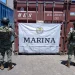 Personal de la Armada de México asegura más de cinco toneladas de mercurio en el Recinto Portuario de Manzanillo, Colima