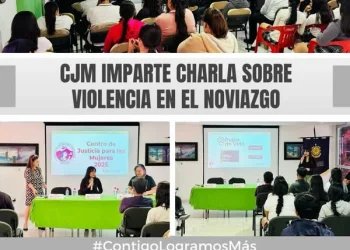CJM imparte charla sobre Violencia en el Noviazgo FGE