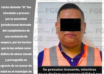 Hombre es vinculado a proceso por su probable participación en los delitos de abuso sexual y pornografía FGE