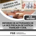 Informe de actividades de la Vice Fiscalía de Justicia Familiar y Civil FGE