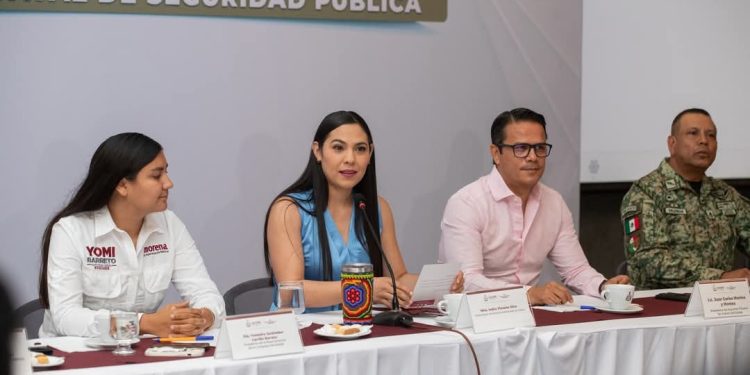 Fiscal General del Estado de Colima, Bryant Alejandro García Ramírez, participó en la Quinta Sesión Ordinaria del Consejo Estatal de Seguridad Pública FGE