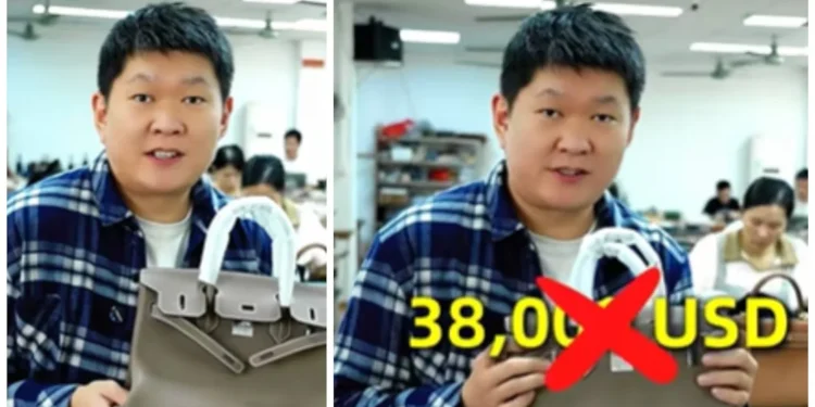 Fabricantes chinos exponen a marcas de lujo estadounidenses: “este bolso se vende por $35,000 y cuesta $1,250 fabricarlo”