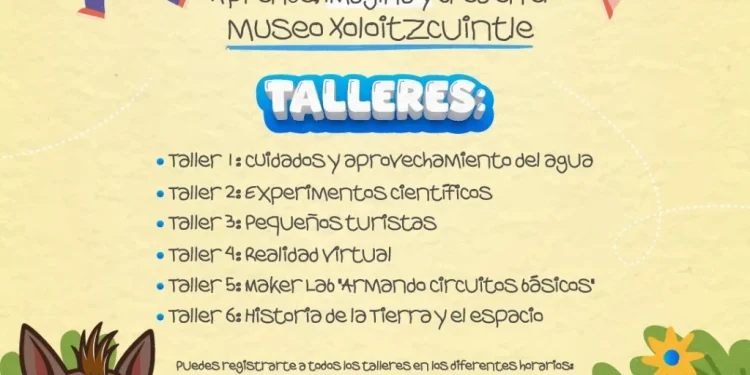 Gobierno del Estado de Colima invita a participar en la Feria Infantil ‘Aprende, Imagina y Crea’ en el Museo Xoloitzcuintle