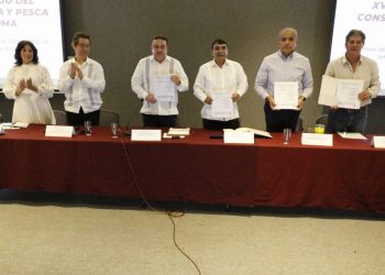Gobierno del Estado de Colima, Conapesca e Imipas firman convenios para garantizar atención al sector pesquero