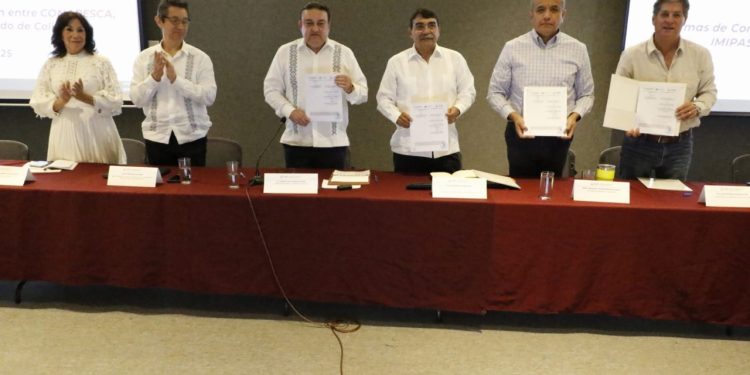Gobierno del Estado de Colima, Conapesca e Imipas firman convenios para garantizar atención al sector pesquero