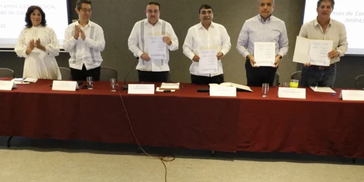 Gobierno del Estado de Colima, Conapesca e Imipas firman convenios para garantizar atención al sector pesquero