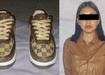 En Cuauhtémoc detienen a mujer que robó un par de tenis valuados en 1.2 millones de pesos