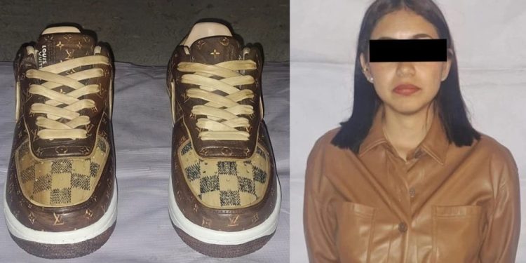 En Cuauhtémoc detienen a mujer que robó un par de tenis valuados en 1.2 millones de pesos