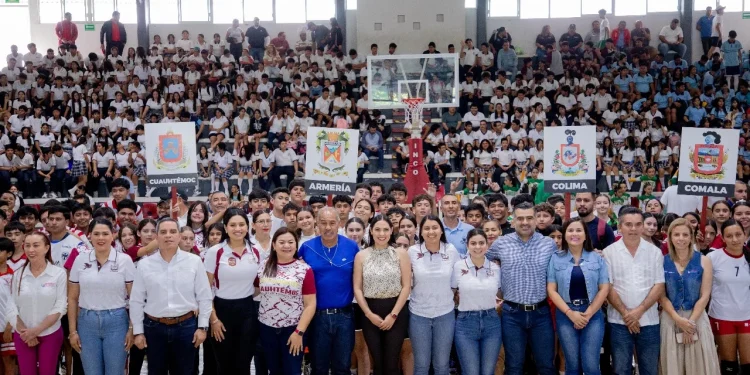 Indira Vizcaíno inauguró la etapa estatal de Juegos Deportivos Escolares de Secundaria