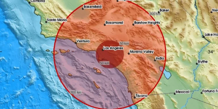 Sismo de magnitud 5.2 sacude Tijuana y California