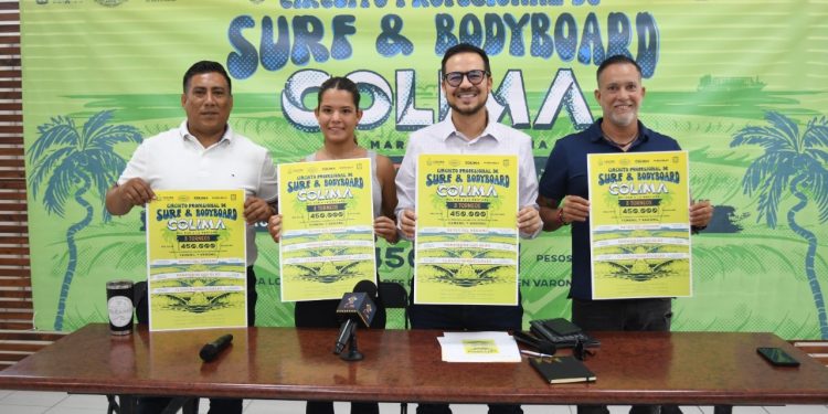 Subsectur presenta el Circuito de Surf COLIMA: tres torneos, un solo destino de clase mundial