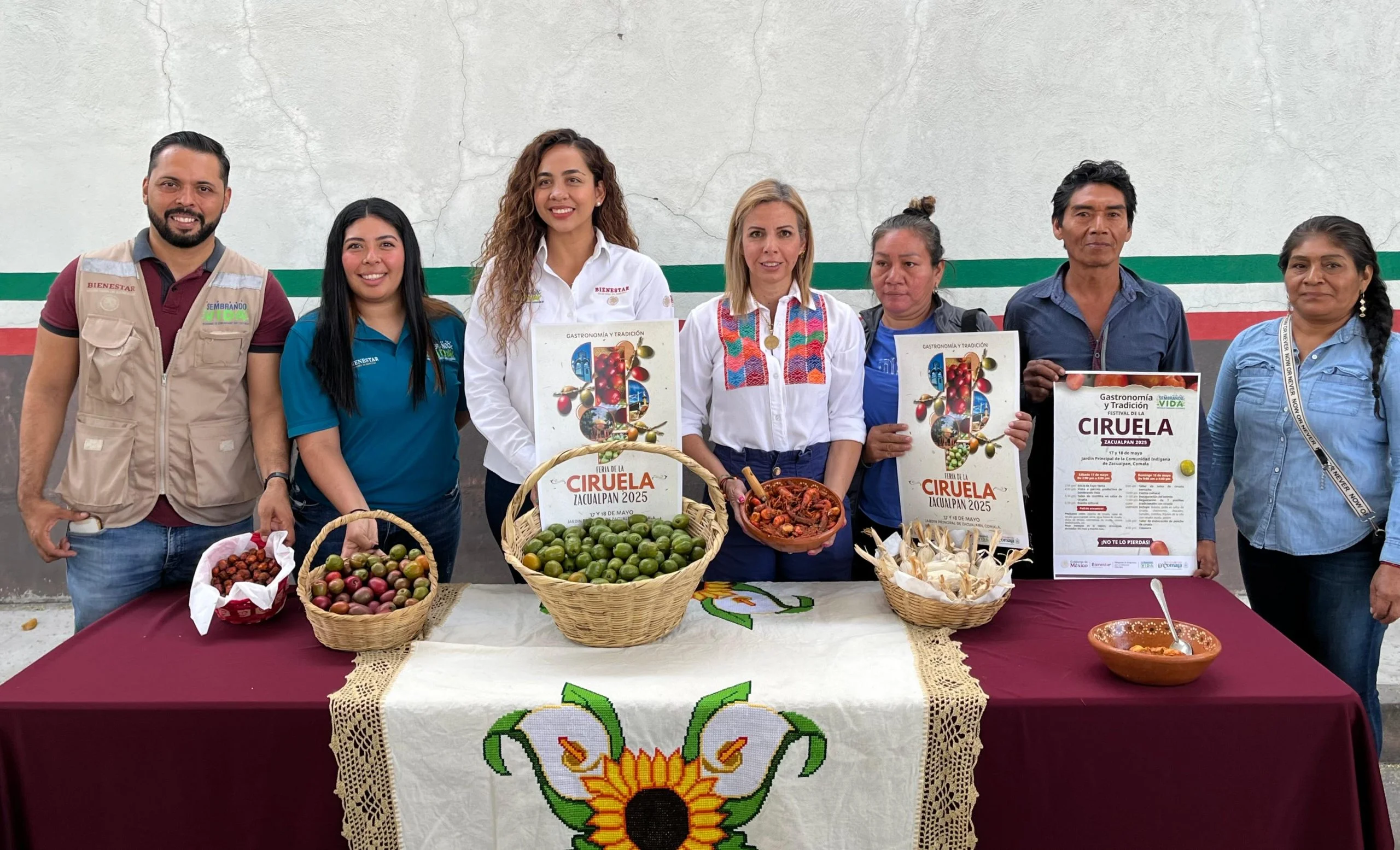 El programa Sembrando Vida invita a la Feria de la Ciruela Zacualpan 2025, el 17 y 18 de mayo