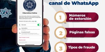 SSP invita a unirse al canal de la Policía Cibernética Colima; alerta sobre fraudes y estafas