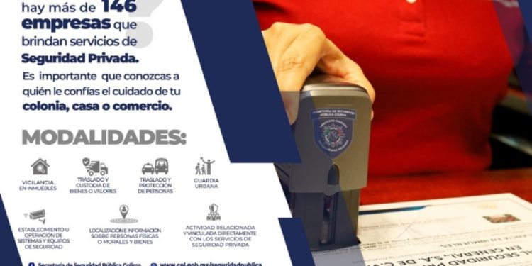 SSP comparte directorio de empresas de seguridad privada reguladas por la autoridad estatal