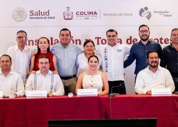 Indira Vizcaíno instala la Red Colimense de Municipios por la Salud 2025-2027