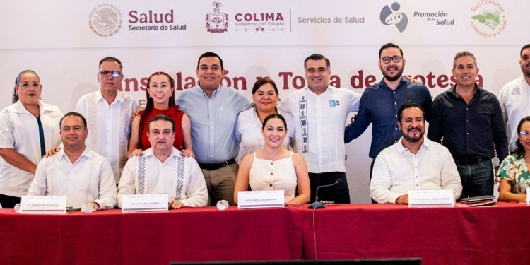 Indira Vizcaíno instala la Red Colimense de Municipios por la Salud 2025-2027