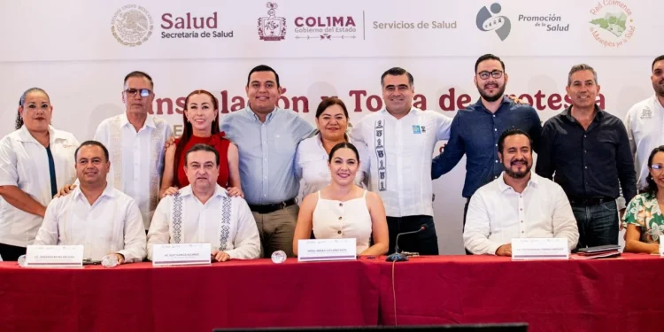 Indira Vizcaíno instala la Red Colimense de Municipios por la Salud 2025-2027