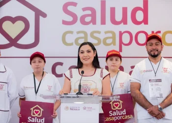 Gobernadora Indira Vizcaíno participa virtualmente en el arranque del programa federal ‘Salud Casa por Casa’
