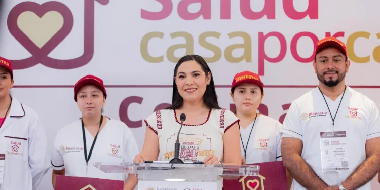 Gobernadora Indira Vizcaíno participa virtualmente en el arranque del programa federal ‘Salud Casa por Casa’