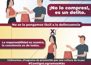 Si te ofrecen en venta algo que presumes es robado o dudas de su legitima procedencia… ¡NO LO COMPRES!, Es un delito FGE