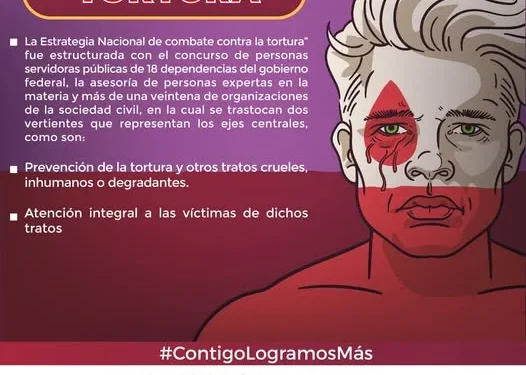 Prevenir y atender la tortura es tarea de la Fiscalía Especializada. FGE