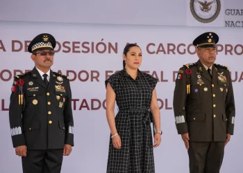 Gobernadora preside ceremonia de toma de posesión de nuevo Coordinador de la GN en Colima
