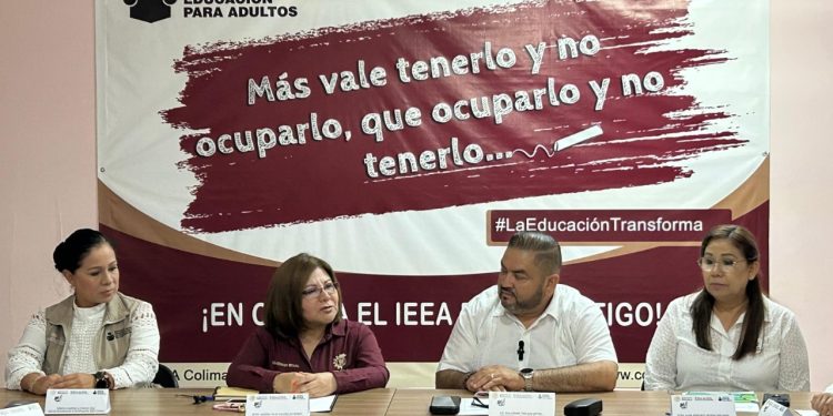 IEEA y DGETI hacen sinergia contra analfabetismo en el estado de Colima