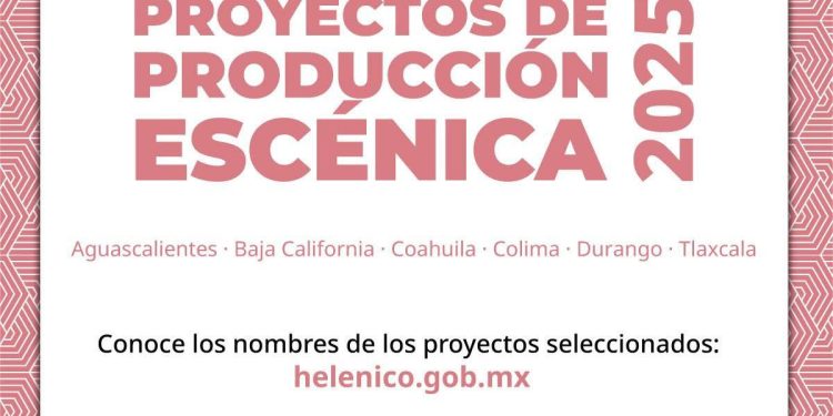 Cultura Colima y Centro Cultural Helénico presentan resultados de la convocatoria Proyectos de Producción Escénica 2025