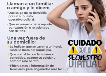 ¡CUIDADO CON EL SECUESTRO VIRTUAL! FGE