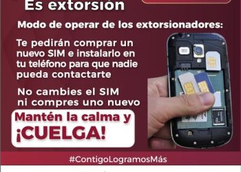¡CUIDADO ES EXTORSIÓN! FGE